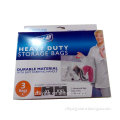 Heavy duty storage zipper bags, extra large, durable material with easy carrying handle